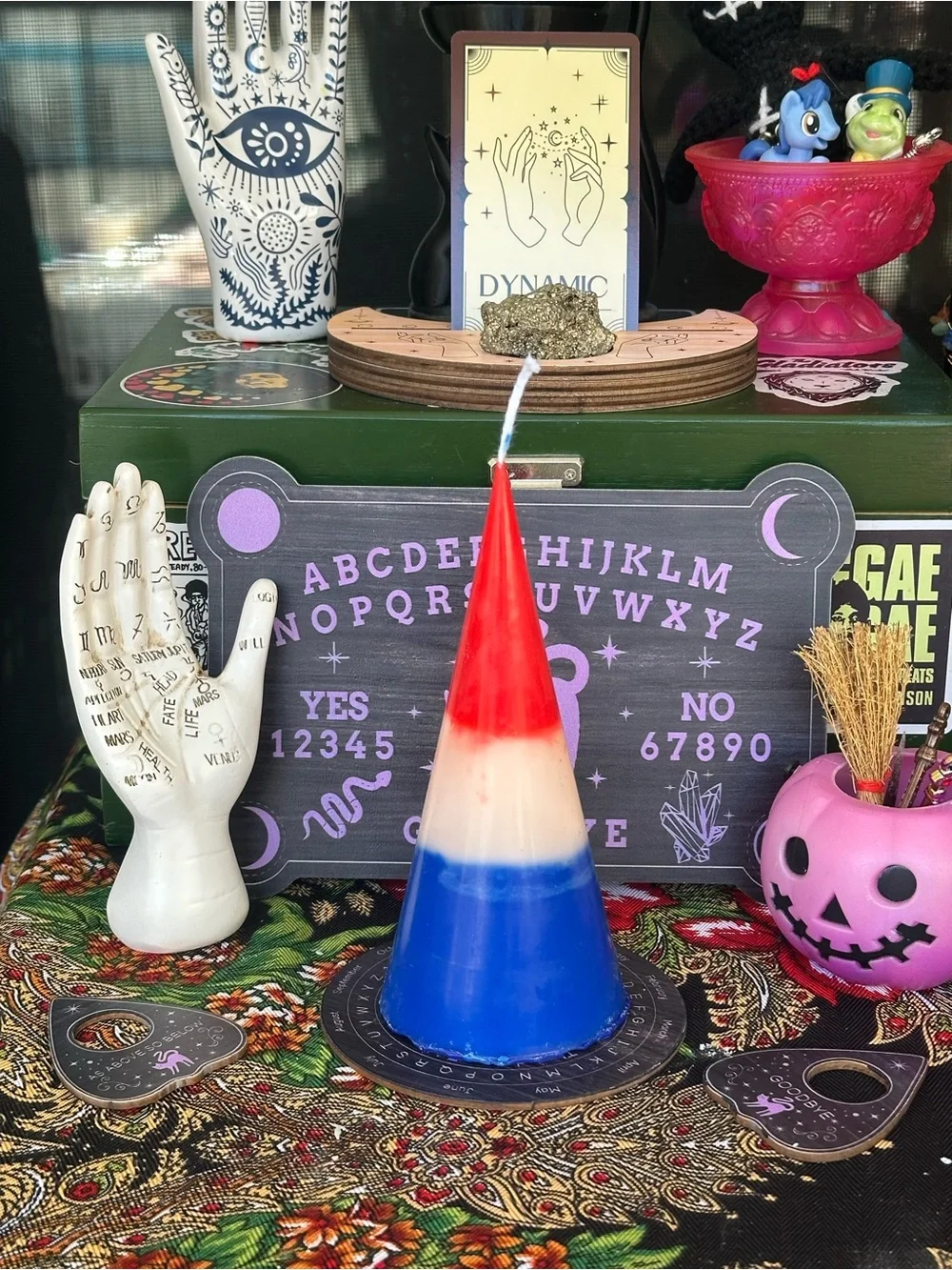 Liberty Flame Cone Candle